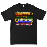 Black serape sunflowers leopard cowhide background Premium Tee - RanaPortraitStore