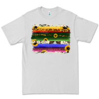 Dove Grey serape sunflowers leopard cowhide background Premium Tee - RanaPortraitStore