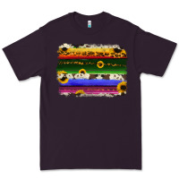 Plum serape sunflowers leopard cowhide background Premium Tee - RanaPortraitStore