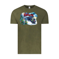 Vintage Olive believe polar express Vintage Tee - FaDigitalArtStudio
