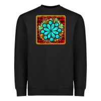 Black gemstone cactus christmas coaster Heavyweight Sweatshirt - JahusDesignShop