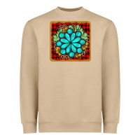 Mushroom gemstone cactus christmas coaster Heavyweight Sweatshirt - JahusDesignShop