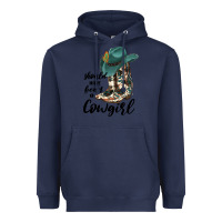 Navy Should Have Been A Cowgirl Heavyweight Hoodie - JahusDesignShop