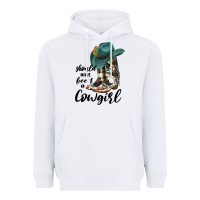 White Should Have Been A Cowgirl Heavyweight Hoodie - JahusDesignShop