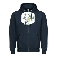 Navy roaring kitty 70987635 Zipper Hoodie - baoMotion