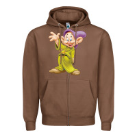 Chestnut dopey Zipper Hoodie - baoMotion