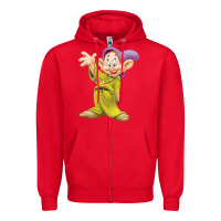 Red dopey Zipper Hoodie - baoMotion