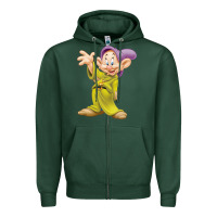 Sports Green dopey Zipper Hoodie - baoMotion