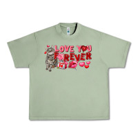 Oil Green love you forever Urban Heavy Tee - FaDigitalArtStudio