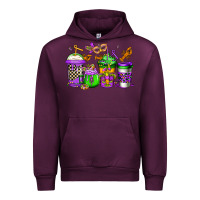 Mauve Wine mardi gras crawfish coffee Urban Hoodie - Jasminsmagicworld