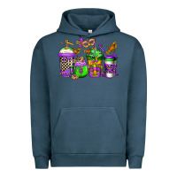 Pigment Midnight Navy mardi gras crawfish coffee Urban Hoodie - Jasminsmagicworld
