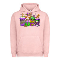 Pigment Salmon mardi gras crawfish coffee Urban Hoodie - Jasminsmagicworld