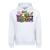 White mardi gras crawfish coffee Urban Hoodie - Jasminsmagicworld