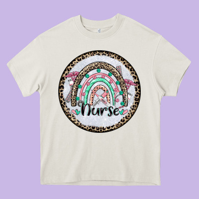 Nurse Coaster Heavy Core Tee Designed By Cowgirlartshop