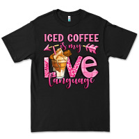 Black iced coffee is my love language Premium Tee - OliviaCreatesArt