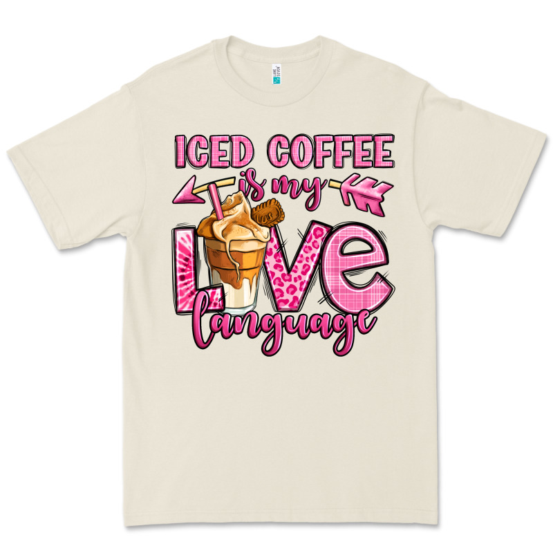 Iced Coffee Is My Love Language Premium Tee by OliviaCreatesArt | Teevron