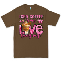 Cacao iced coffee is my love language Premium Tee - OliviaCreatesArt