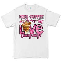 White iced coffee is my love language Premium Tee - OliviaCreatesArt