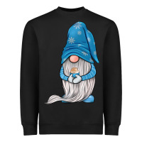 Black winter gnome Heavyweight Sweatshirt - JahusDesignShop