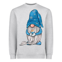 Heather Grey winter gnome Heavyweight Sweatshirt - JahusDesignShop
