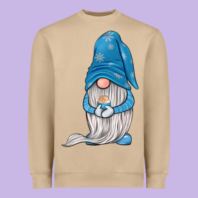 Winter Gnome Heavyweight Sweatshirt Designed By Jahusdesignshop