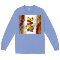 Colony Blue for the love of the game softball Long Sleeve Tee - chombo