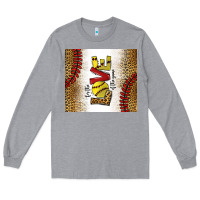 Heather Grey for the love of the game softball Long Sleeve Tee - chombo