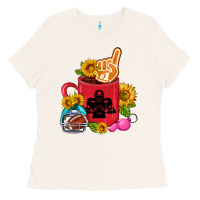 Bone Western Football Coffee cup Ladies Tee - FaDigitalArtStudio