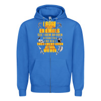 True Royal crushs your enemies merch Zipper Hoodie - baoMotion