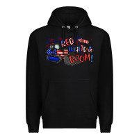 Black red white and boom Premium Hoodie - Artiststas