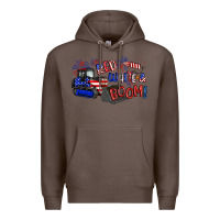 Coffee red white and boom Premium Hoodie - Artiststas