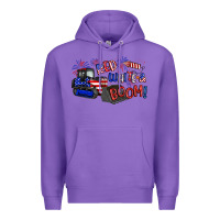 Purple red white and boom Premium Hoodie - Artiststas
