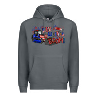 Rock red white and boom Premium Hoodie - Artiststas