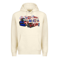 Sandshell red white and boom Premium Hoodie - Artiststas
