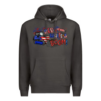 Smoke red white and boom Premium Hoodie - Artiststas