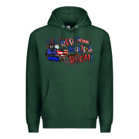 Sports Green red white and boom Premium Hoodie - Artiststas