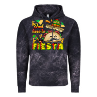 Cloud Black Just Here To Fiesta Vintage Hoodie - CowhideDigitalArt