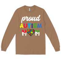 Toasted Coconut Proud Autism Mom Mothers Day Gift Autism Awareness Long Sleeve Tee - CowhideDigitalArt