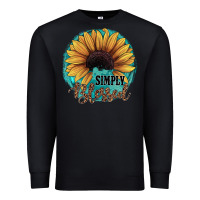 Black Simply Blessed Premium Sweatshirt - JahusDesignShop