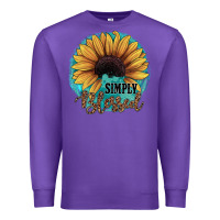Purple Simply Blessed Premium Sweatshirt - JahusDesignShop