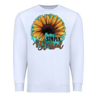 White Simply Blessed Premium Sweatshirt - JahusDesignShop