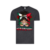 Vintage Black Mexicana Messy Bun Mama Vintage Tee - BundleAndBundleShop