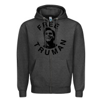 Charcoal Heather free truman Zipper Hoodie - baoMotion