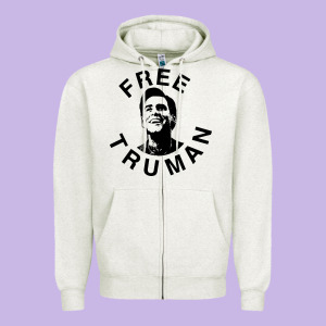 Free Truman Zipper Hoodie Designed By Baomotion