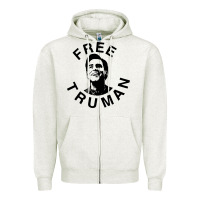Oatmeal Heather free truman Zipper Hoodie - baoMotion