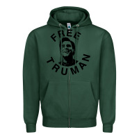 Sports Green free truman Zipper Hoodie - baoMotion