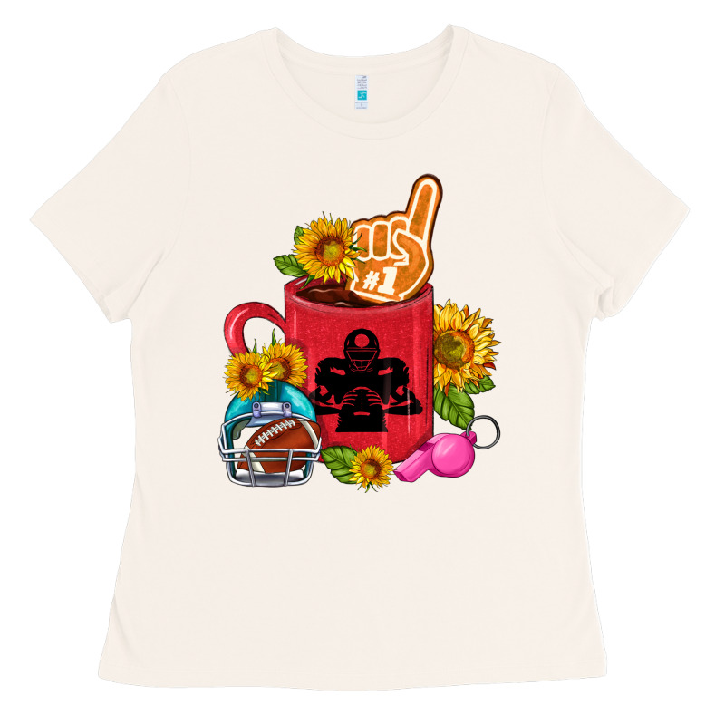 Western Football Coffee Cup Ladies Tee by FaDigitalArtStudio | Teevron