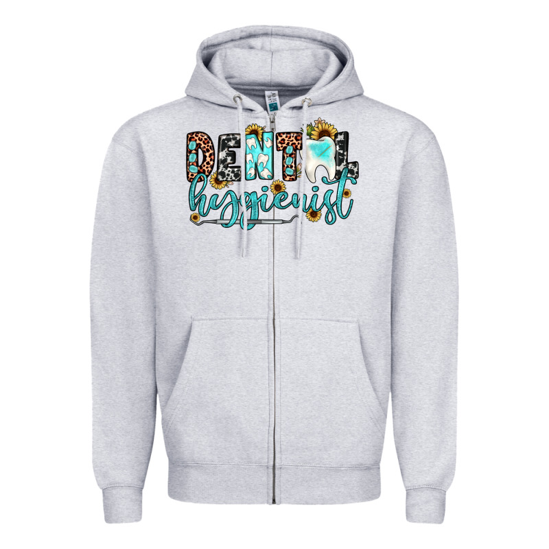 Dental Hygienist Zipper Hoodie by JahusDesignShop | Teevron