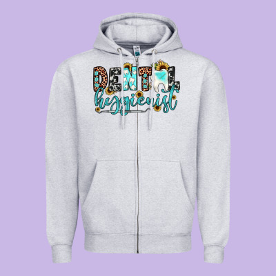 Dental Hygienist Zipper Hoodie Designed By Jahusdesignshop
