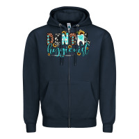 Navy dental hygienist Zipper Hoodie - JahusDesignShop